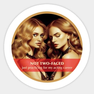 Design for Gemini with Funny Quotation_1 Sticker